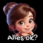 Handgezeichnetes kleines Mädchen