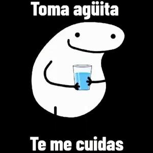 Toma agüita - getsticker.com