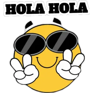 HOLA HOLA  - getsticker.com
