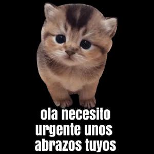 ola necesito urgente unos abrazos tuyos  - getsticker.com