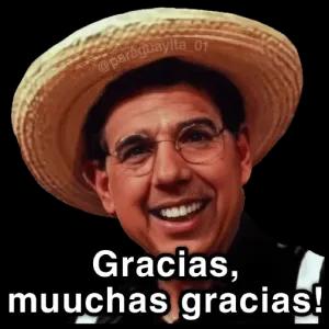 Gracias, muuchas gracias! - getsticker.com