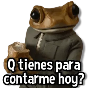 Q tienes para contarme hoy? - getsticker.com