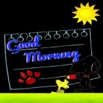 Snoopy's morning