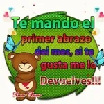 Te mando el primer abrazo del mes, si te gusta me lo devuelves!!!