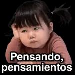 Pensando, pensamientos