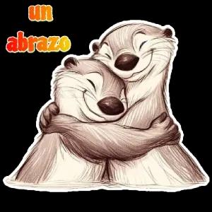 un abrazo - getsticker.com