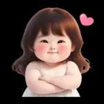 What a cute girl!❤️