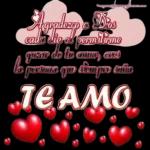 Agradezco a Dios cada día el permitirme gozar de tu amor, eres la persona que siempre soñaba