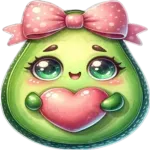 Cute avocado