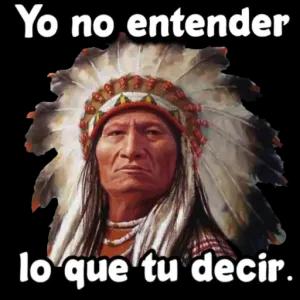 Yo no entender lo que tu decir  - getsticker.com