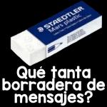 Qué tanta borracha de mensajes?