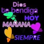 Dios te bendiga HOY MANANA Y SIEMPRE