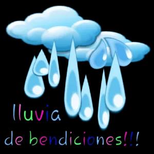 lluvia de bendiciones!!!  - getsticker.com