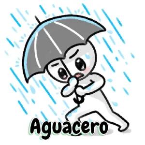 Aguacero - getsticker.com