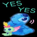Stitch big stickers (soft and cute)