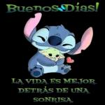 Buenos Dias! Stitch says