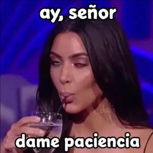 ay, señor dame paciencia - getsticker.com