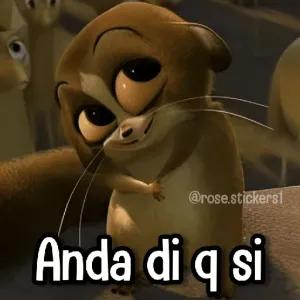 Anda di q si - getsticker.com