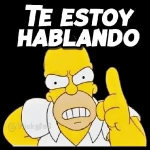TE ESTOY HABLANDO - getsticker.com