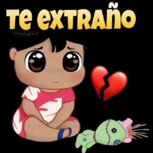 Te extraño - getsticker.com