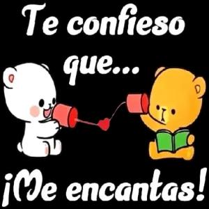 Te confieso que... ¡Me encantas! - getsticker.com