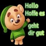 Hoffe es geht dir gut 👍 