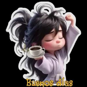 Buenos días - getsticker.com