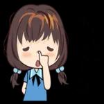 藍衣領結女孩 no.1