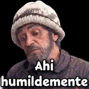 ahi humildemente - getsticker.com