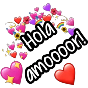 Hola amoooor!  - getsticker.com