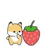 小狐狸與鴨子 春天全螢幕貼圖