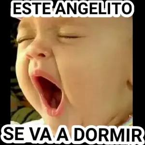 ESTE ANGELITO SE VA A DORMIR - getsticker.com