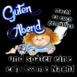 Schönen Abend und eine gute Nacht