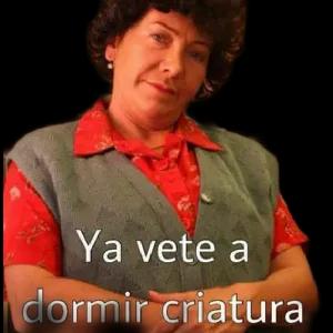Ya vete a dormir criatura  - getsticker.com