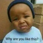 Why are you like this? 