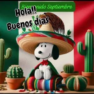 Biennido Septiembre Hola!! Buenos dias - getsticker.com