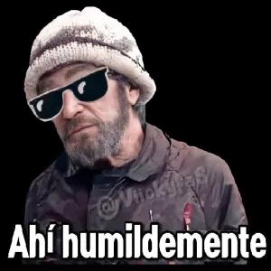 Ahí humildemente - getsticker.com