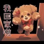 紅色玩具貴賓犬