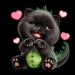 เหมียวดำ ไดโนเขียว