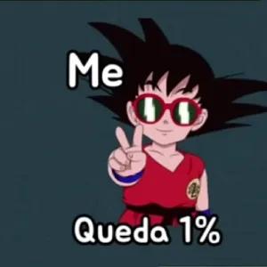 Me Queda 1% - getsticker.com