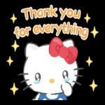 Hello Kitty Pop-Up Greeting Stickers