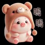 小猪熊好可爱啊