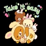 Rilakkuma's family chat stickers 2