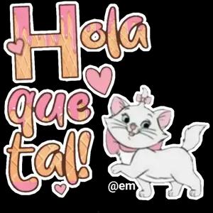 Hola que tall @em - getsticker.com