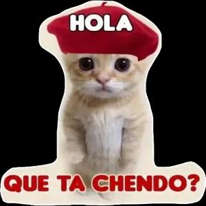 HOLA QUE TA CHENDO? - getsticker.com