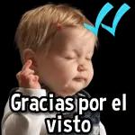 Gracias por el visto
