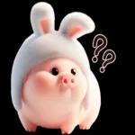 Piggy Rabbit so Cute
