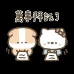 Hello Kitty 50週年 x 天竺鼠布丁 溫暖日常