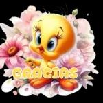 Cute little yellow duck sticker