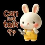 Cute bunny stickers